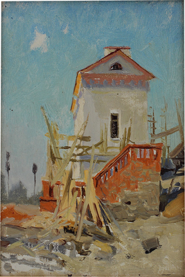 Кузнецов Николай Дмитриевич. Стройка